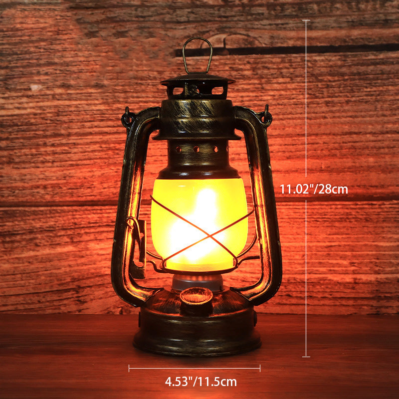 BowLift | Traditional Vintage Round Horse Lamp Iron Acrylic LED Table Lamp for the Living Room