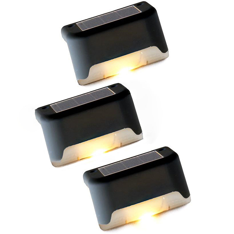 Modern Minimalist Solar Waterproof Rectangular Plastic LED Outdoor Light For Garden | Bowlift