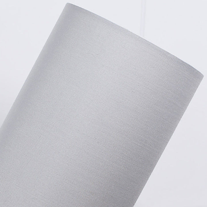 BowLift | Traditional Japanese Cylinder Wood Fabric 1-Light Table Lamp for the Living Room