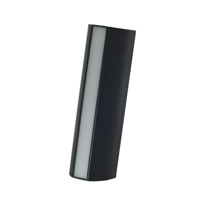 Modern Minimalist Column Plastic LED Wall Sconce Lamp For Garden | Bowlift