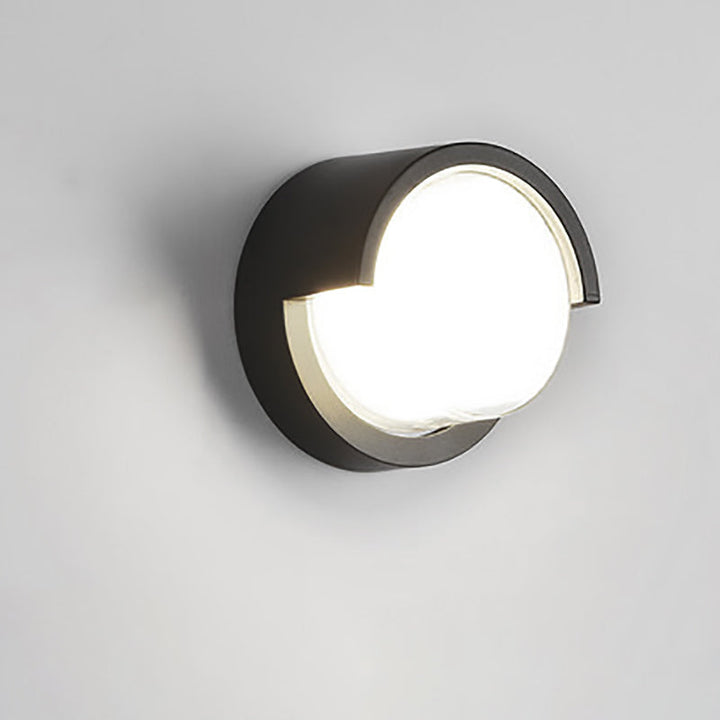Modern Minimalist Waterproof Round Square Plastic Acrylic LED Wall Sconce Lamp For Garden | Bowlift