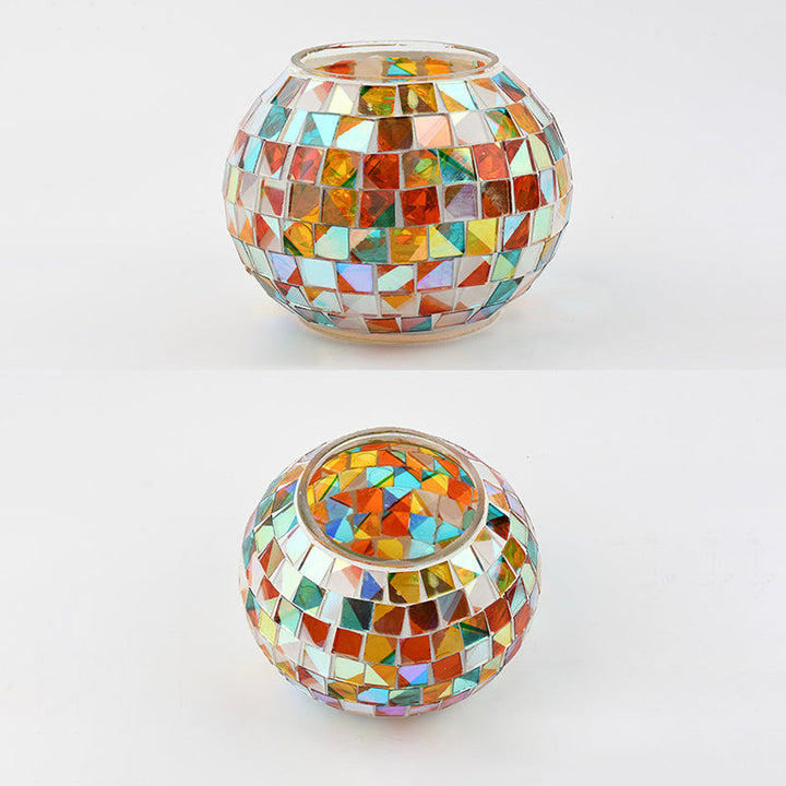 Contemporary Creative Solar Waterproof Sphere Square Plastic Glass LED Outdoor Landscape For Outdoor Patio | Bowlift
