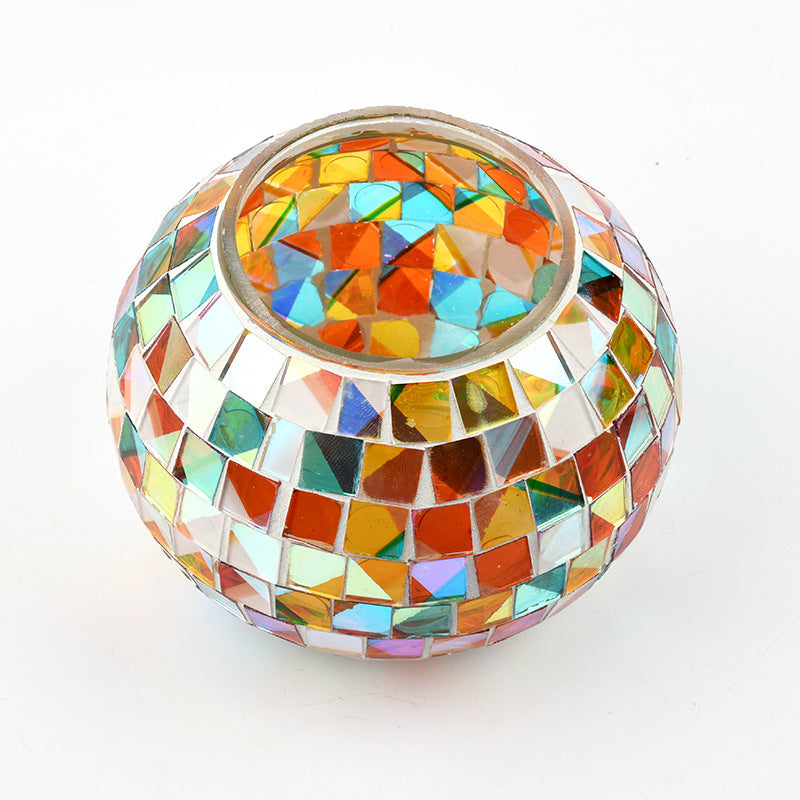 Contemporary Creative Solar Waterproof Sphere Square Plastic Glass LED Outdoor Landscape For Outdoor Patio | Bowlift