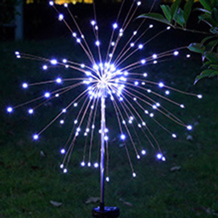Contemporary Industrial Solar Firework Stainless Steel LED Waterproof Lawn Insert Light For Outdoor Patio | Bowlift