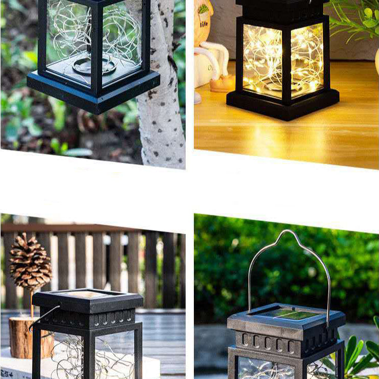 Contemporary Industrial Square Star LED Solar Waterproof Landscape Lawn Light For Garden | Bowlift
