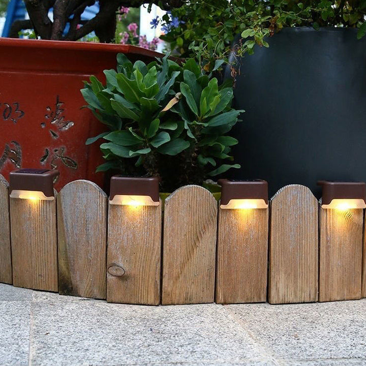 Contemporary Industrial PP Square Waterproof LED Solar Outdoor Step Light For Garden | Bowlift