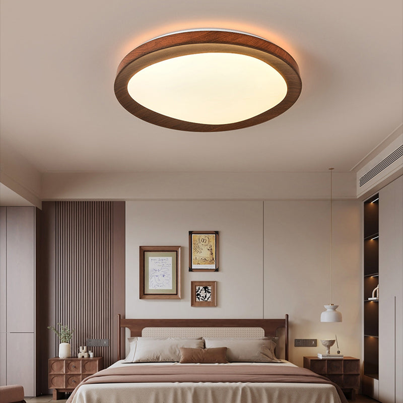 BowLift | Simplicity Iron Acrylic Round LED Ceiling Lamp for Bedroom