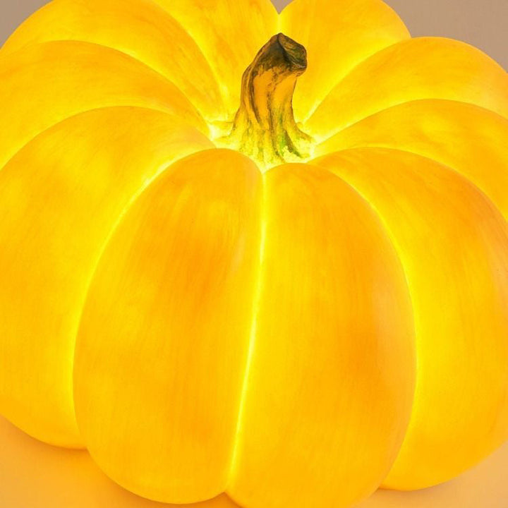 Modern Art Deco Solar Waterproof Pumpkin Round Resin LED Outdoor Light For Garden | Bowlift