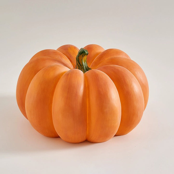 Modern Art Deco Solar Waterproof Pumpkin Round Resin LED Outdoor Light For Garden | Bowlift