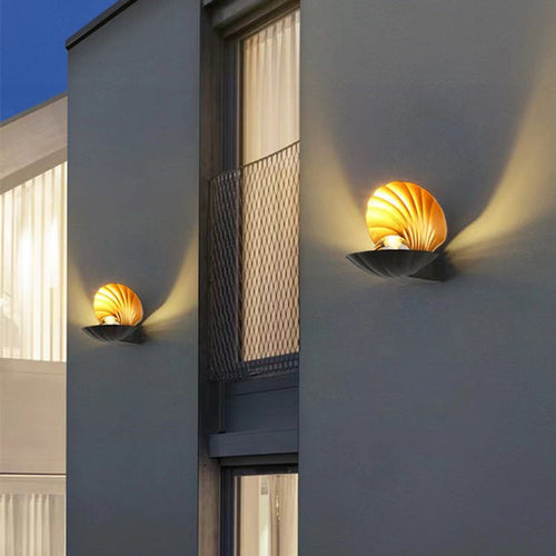 Contemporary Creative Waterproof Shell Aluminum Acrylic LED Wall Sconce Lamp For Outdoor Patio | Bowlift
