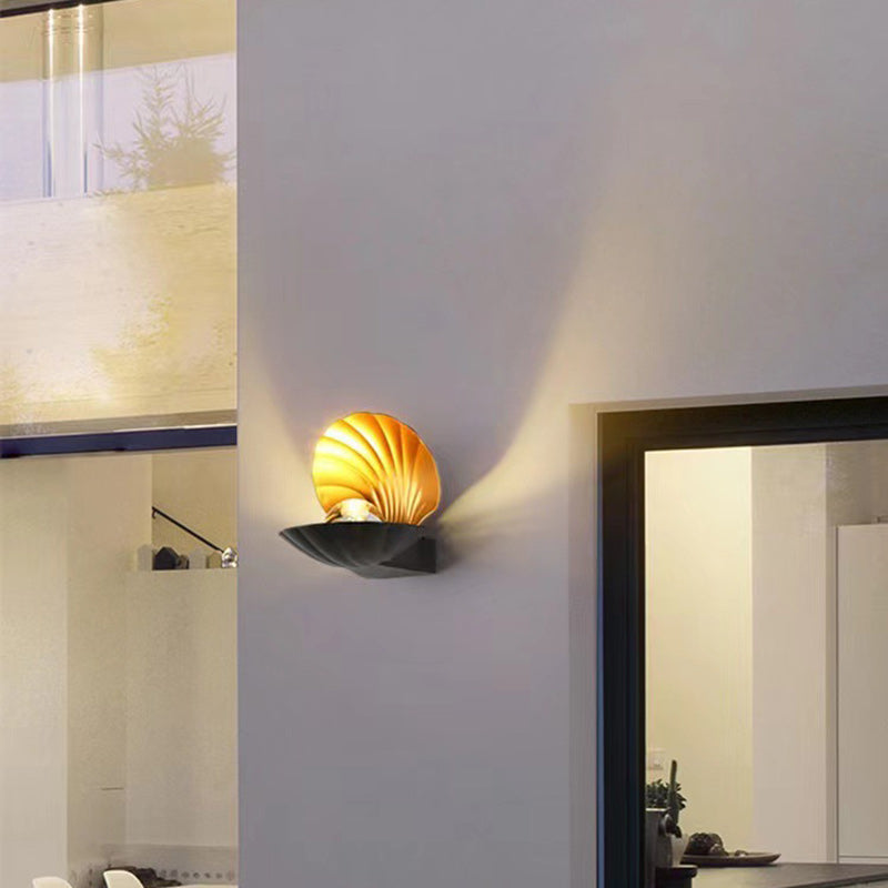 Contemporary Creative Waterproof Shell Aluminum Acrylic LED Wall Sconce Lamp For Outdoor Patio | Bowlift
