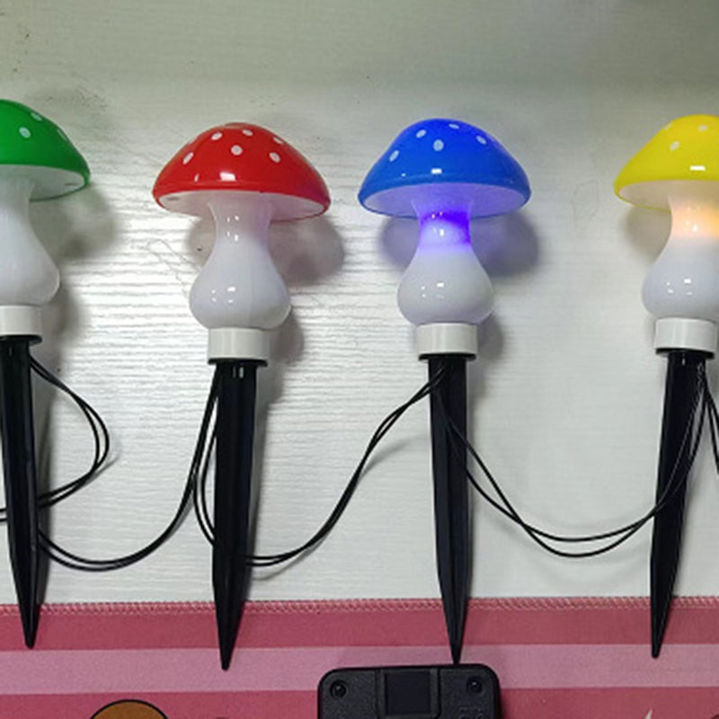 Contemporary Creative Waterproof Solar Mushroom Plastic LED Landscape Lighting Outdoor Lights For Garden | Bowlift