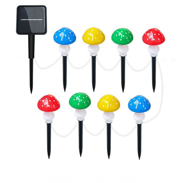 Contemporary Creative Waterproof Solar Mushroom Plastic LED Landscape Lighting Outdoor Lights For Garden | Bowlift