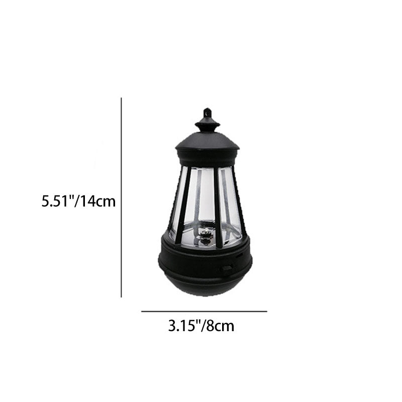 Modern Minimalist Waterproof Solar Lighthouse Iron Acrylic LED Camping Outdoor Light Landscape Lighting For Garden | Bowlift