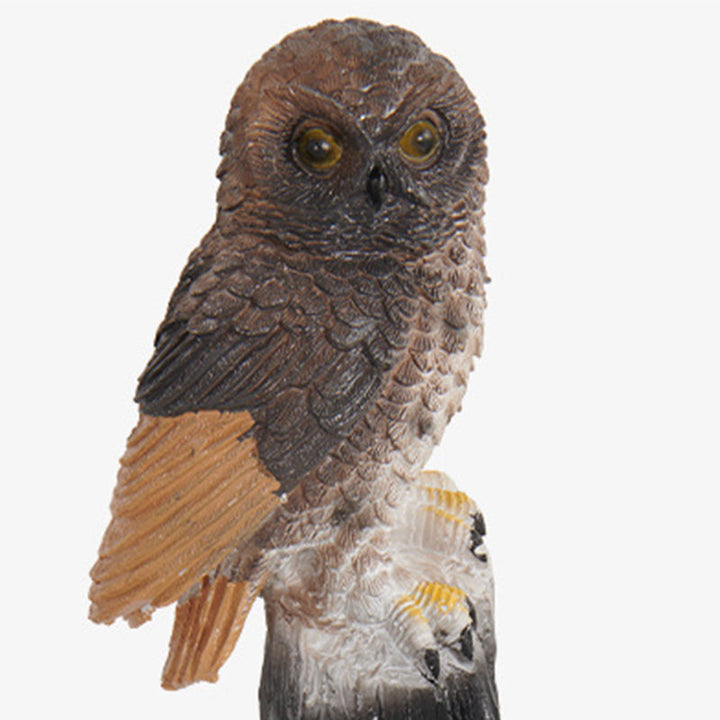 Modern Art Deco Waterproof Solar Resin PP Owl LED Landscape Lighting Outdoor Light For Outdoor Patio | Bowlift