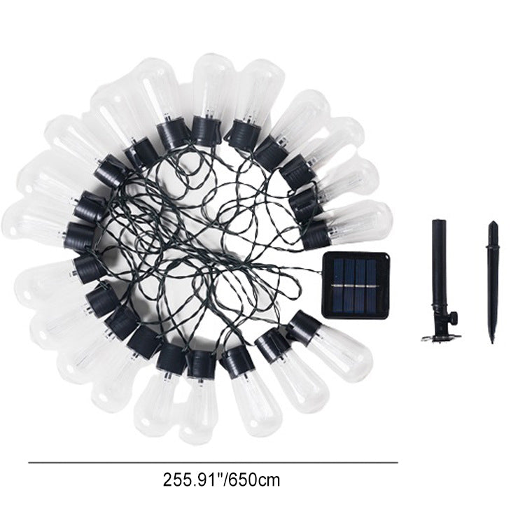 BowLift | Modern Minimalist Round Long Line Glass Iron LED String Light For Garden