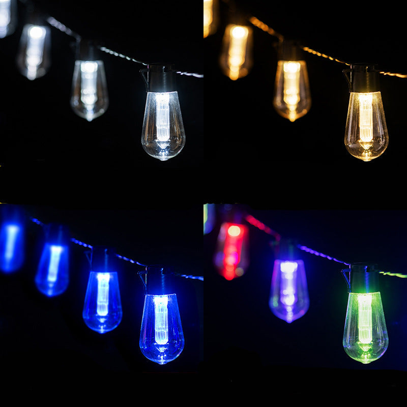 Modern Minimalist Round Long Line Glass Iron LED String Light For Garden | Bowlift