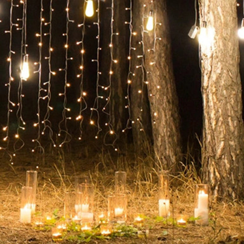 BowLift | Modern Minimalist Round Long Line Glass Iron LED String Light For Garden