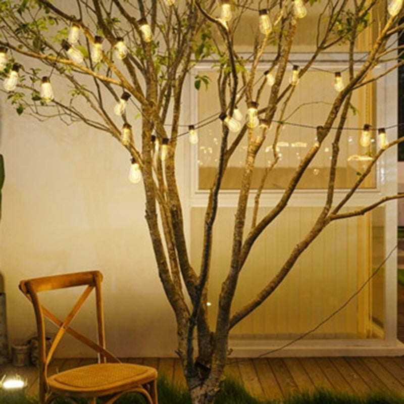 BowLift | Modern Minimalist Round Long Line Glass Iron LED String Light For Garden