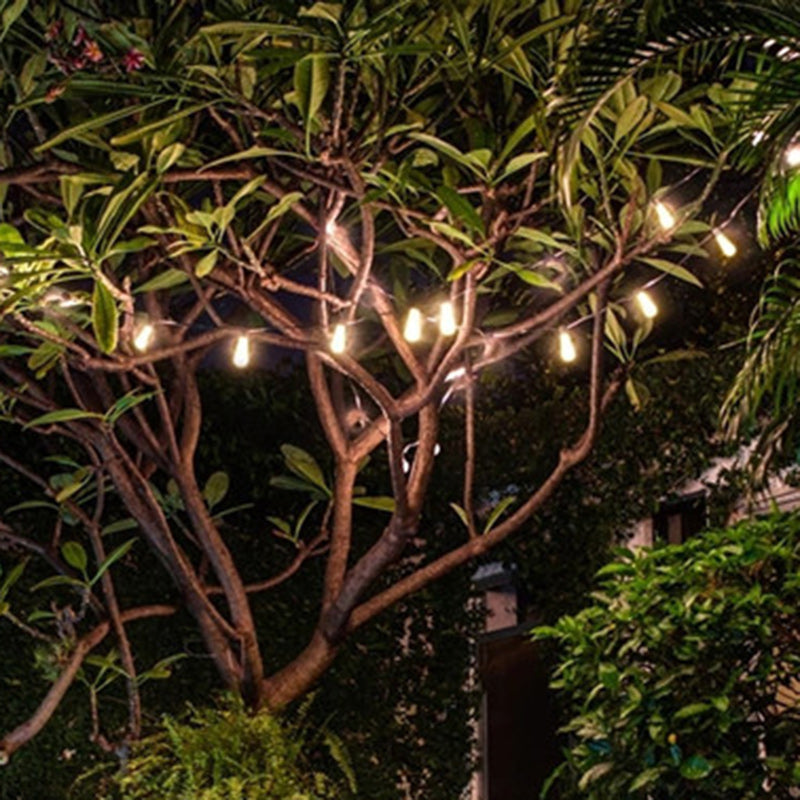 BowLift | Modern Minimalist Round Long Line Glass Iron LED String Light For Garden