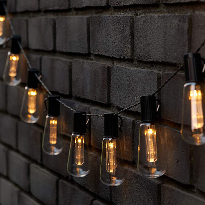 BowLift | Modern Minimalist Round Long Line Glass Iron LED String Light For Garden