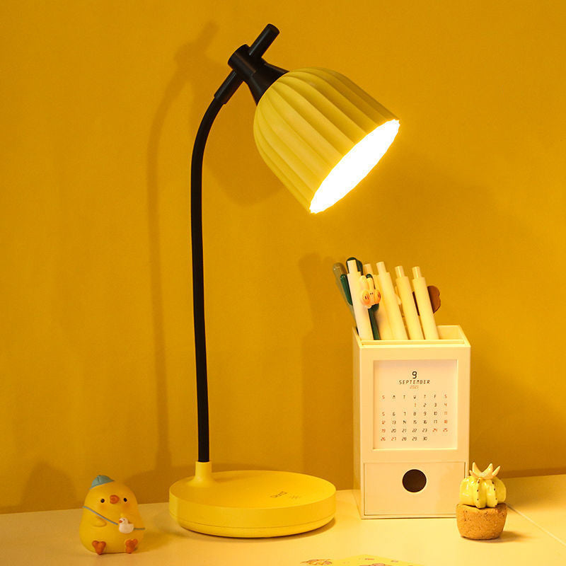BowLift | Modern Minimalistic Round Folded ABS LED Table Lamp For Living Room
