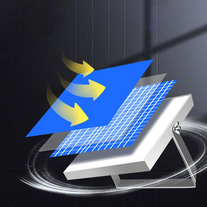 Modern Simplicity Rectangle Solar Waterproof ABS LED Wall Sconce Lamp For Garden | Bowlift