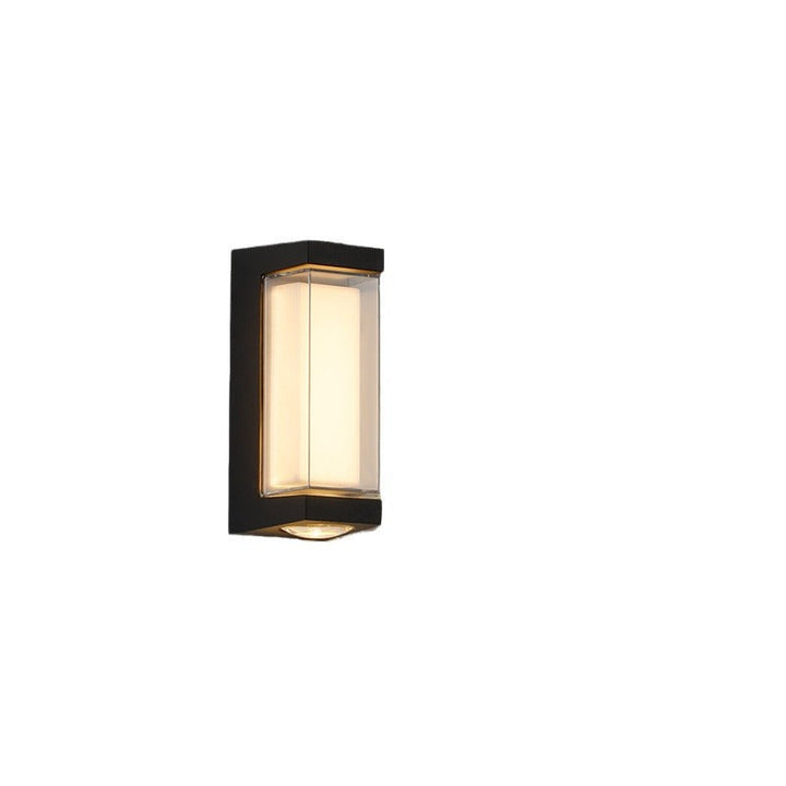 Modern Simplicity Rectangle Round Diamond PC Aluminum LED Wall Sconce Lamp For Garden | Bowlift