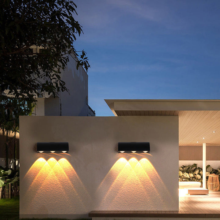 Modern Simplicity Waterproof Arched Cylindrical Aluminium PC LED Wall Sconce Lamp For Outdoor Patio | Bowlift