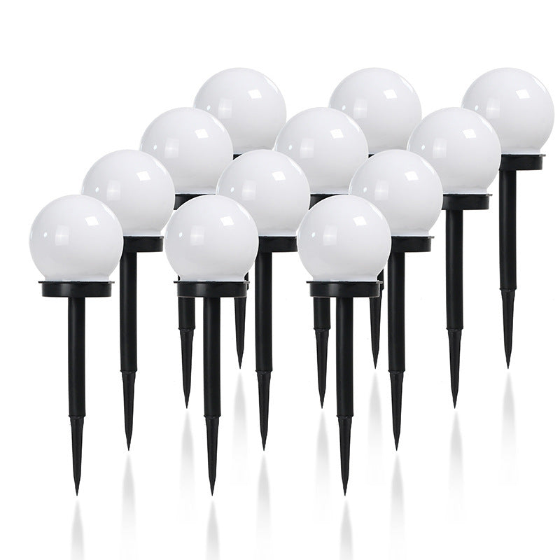 Modern Minimalist Solar Waterproof ABS Ball LED Landscape Lighting Outdoor Light For Garden | Bowlift