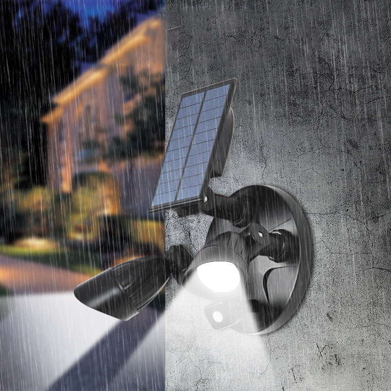 Modern Simplicity Solar Waterproof ABS PC Surveillance Camera Rotatable Motion Sensor LED Wall Sconce Lamp For Outdoor Patio | Bowlift