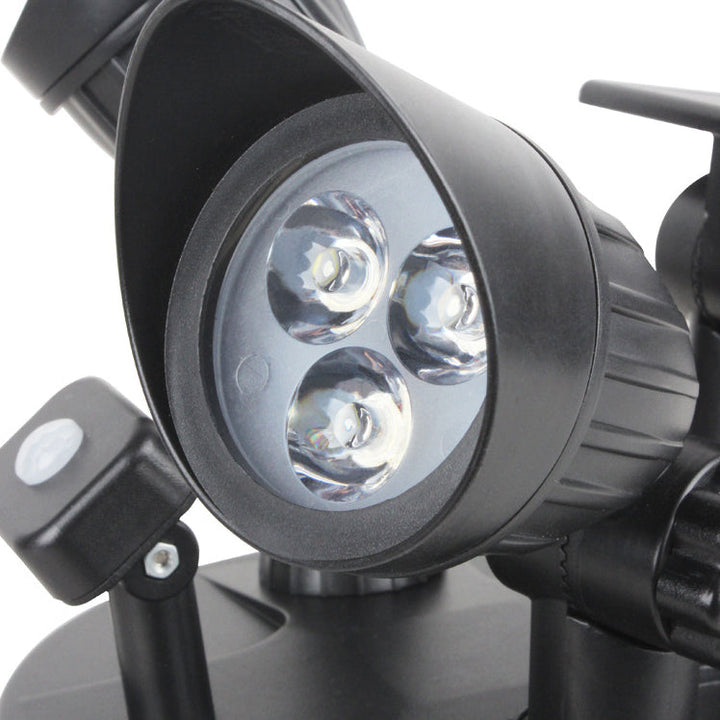 Modern Simplicity Solar Waterproof ABS PC Surveillance Camera Rotatable Motion Sensor LED Wall Sconce Lamp For Outdoor Patio | Bowlift