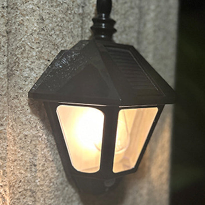 Contemporary Retro Solar Waterproof ABS Lighthouse LED Wall Sconce Lamp For Outdoor Patio | Bowlift