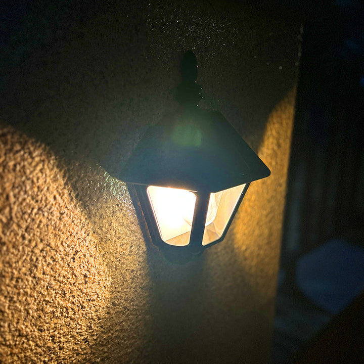 Contemporary Retro Solar Waterproof ABS Lighthouse LED Wall Sconce Lamp For Outdoor Patio | Bowlift