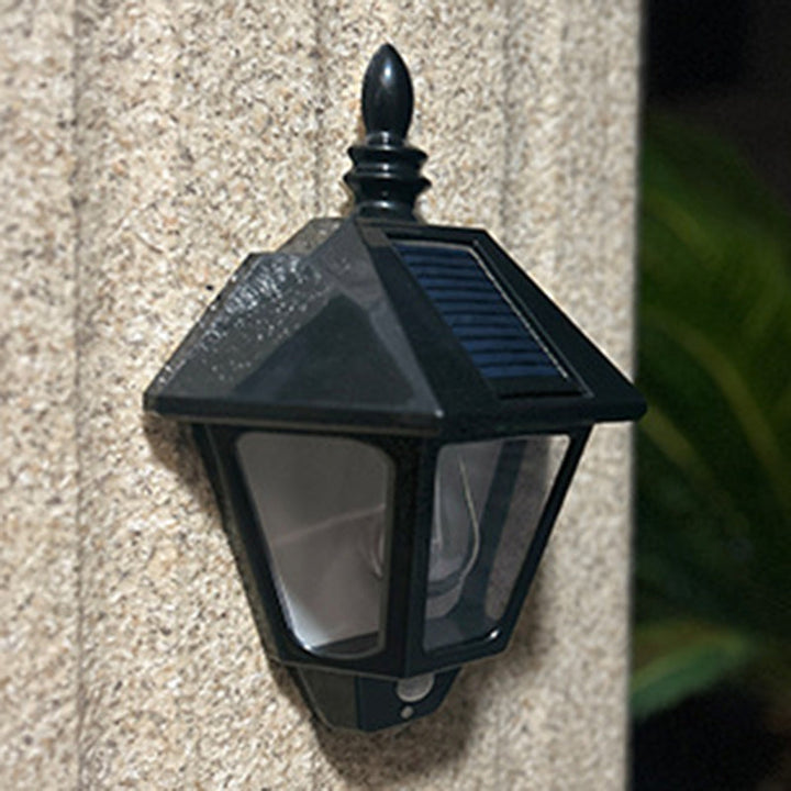 Contemporary Retro Solar Waterproof ABS Lighthouse LED Wall Sconce Lamp For Outdoor Patio | Bowlift