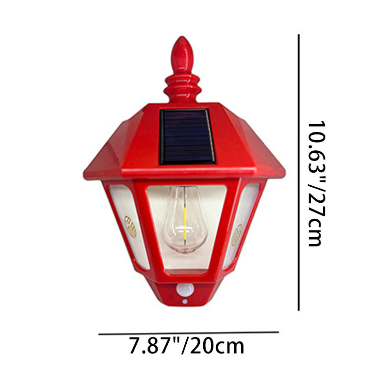 Contemporary Retro Solar Waterproof ABS Lighthouse LED Wall Sconce Lamp For Outdoor Patio | Bowlift