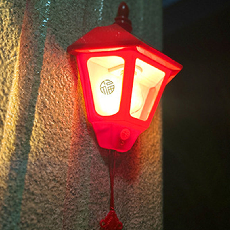 Contemporary Retro Solar Waterproof ABS Lighthouse LED Wall Sconce Lamp For Outdoor Patio | Bowlift