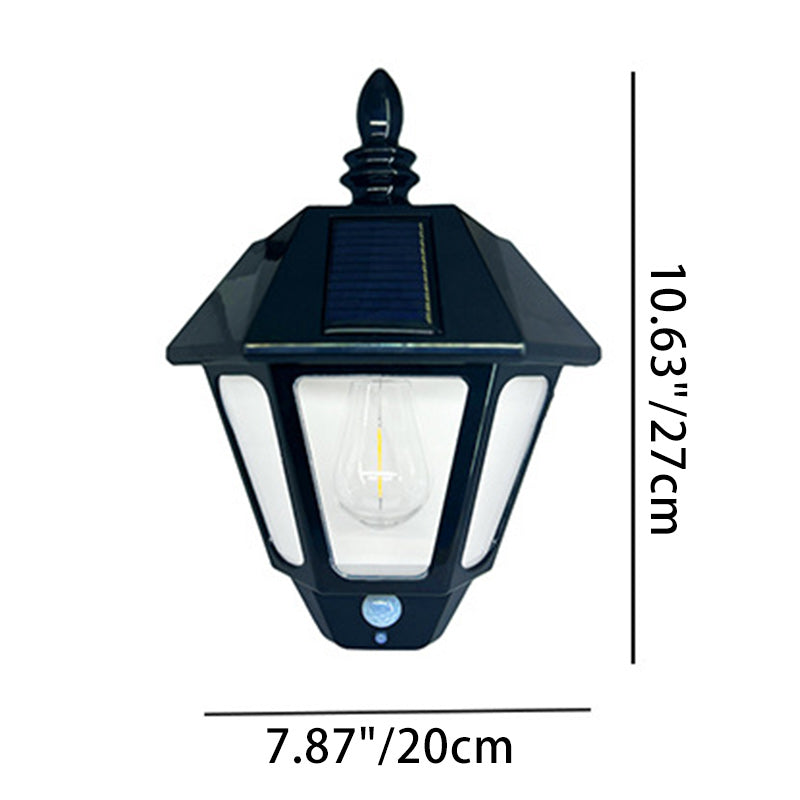 Contemporary Retro Solar Waterproof ABS Lighthouse LED Wall Sconce Lamp For Outdoor Patio | Bowlift