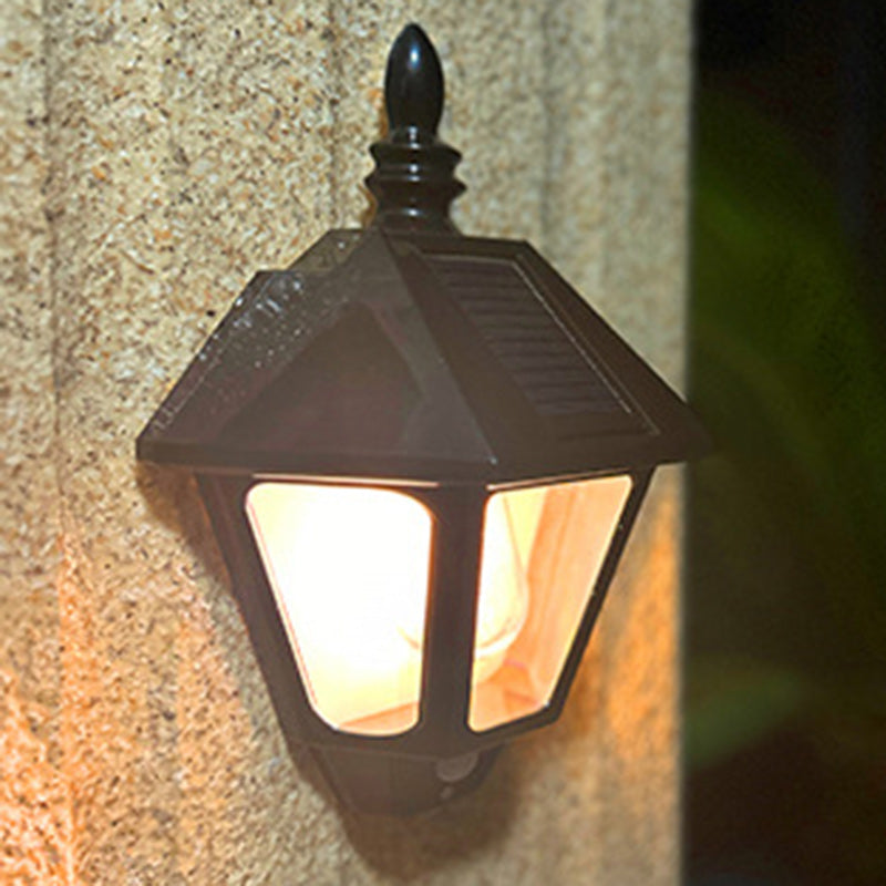Contemporary Retro Solar Waterproof ABS Lighthouse LED Wall Sconce Lamp For Outdoor Patio | Bowlift