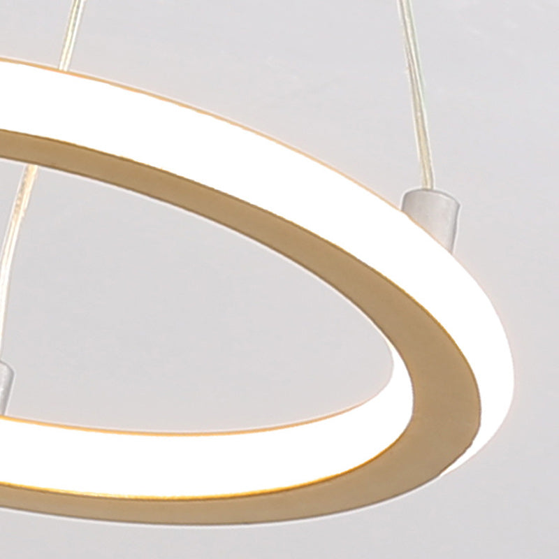 BowLift | Contemporary Nordic Round Metal Silica LED Semi-Flush Mount Ceiling Light for Corridor