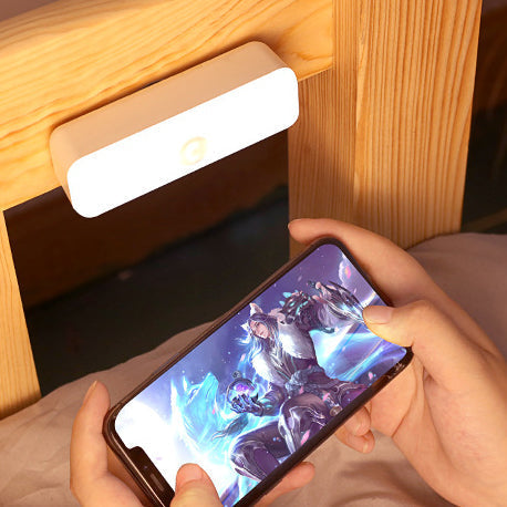 BowLift | Modern Minimalist Rechargeable Magnetic Suction Cup Plastic Strip Rectangular LED Wall Light Night Light For Studying