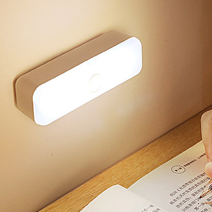 BowLift | Modern Minimalist Rechargeable Magnetic Suction Cup Plastic Strip Rectangular LED Wall Light Night Light For Studying