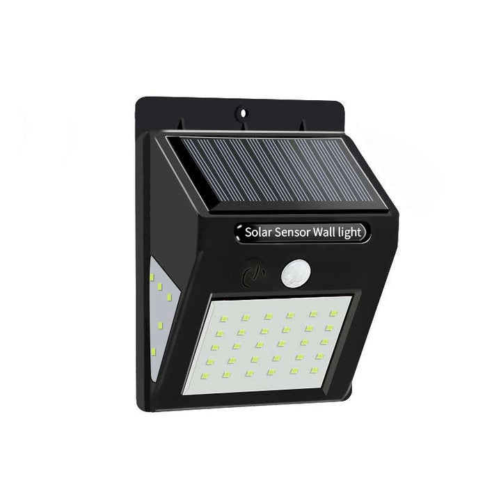 Modern Simplicity Solar Waterproof Motion Sensor ABS Rectangular LED Wall Sconce Lamp For Outdoor Patio | Bowlift
