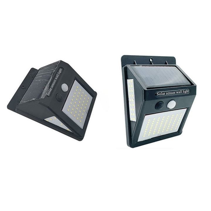 Modern Simplicity Solar Waterproof Motion Sensor ABS Rectangular LED Wall Sconce Lamp For Outdoor Patio | Bowlift