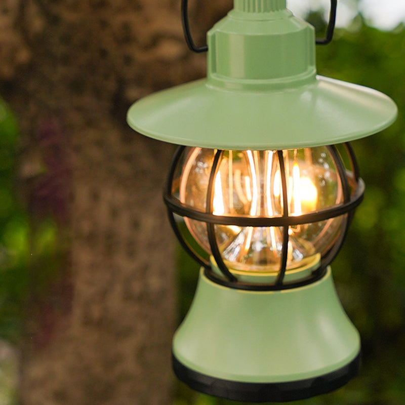 Contemporary Retro Waterproof Rechargeable/Battery ABS PS PP Steel Lantern Hanging LED Table Lamp Outdoor Light For Garden | Bowlift