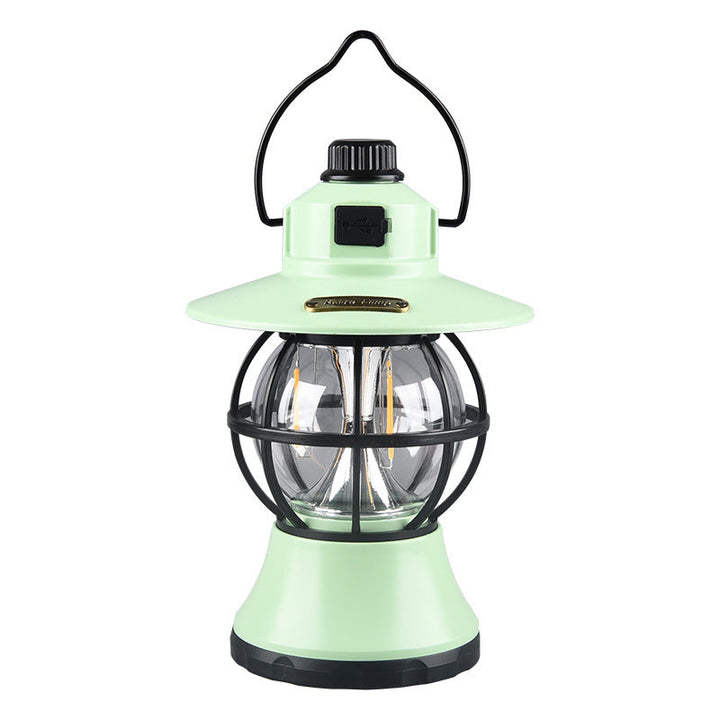 Contemporary Retro Waterproof Rechargeable/Battery ABS PS PP Steel Lantern Hanging LED Table Lamp Outdoor Light For Garden | Bowlift