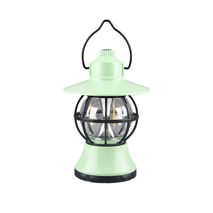 Contemporary Retro Waterproof Rechargeable/Battery ABS PS PP Steel Lantern Hanging LED Table Lamp Outdoor Light For Garden | Bowlift