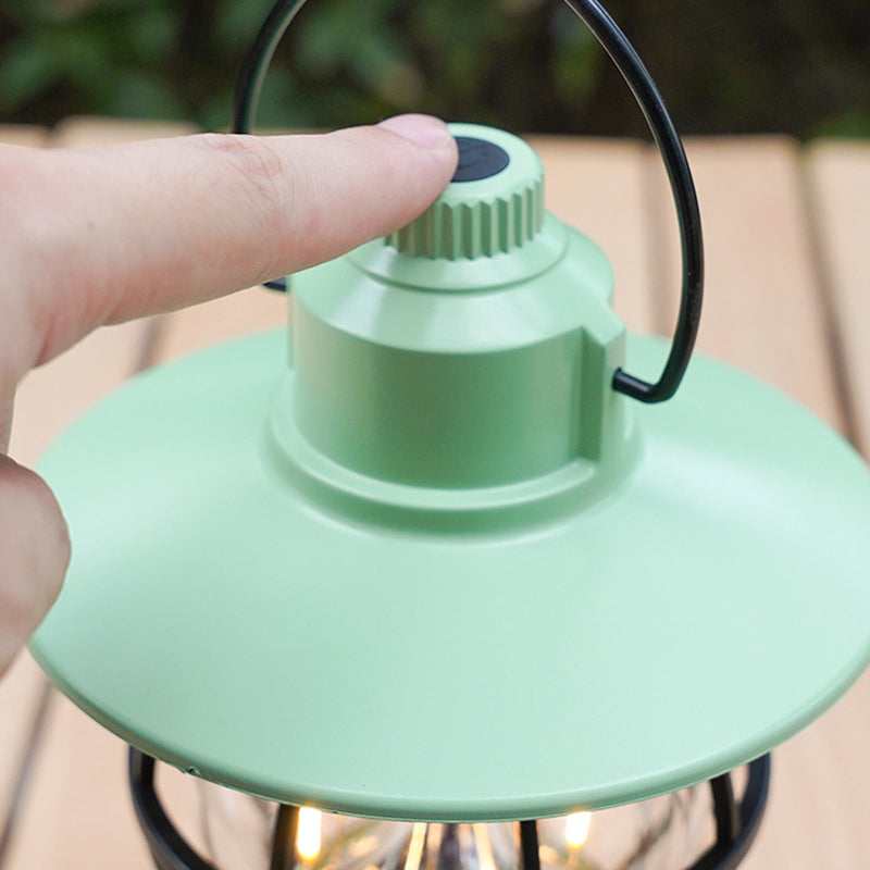 Contemporary Retro Waterproof Rechargeable/Battery ABS PS PP Steel Lantern Hanging LED Table Lamp Outdoor Light For Garden | Bowlift