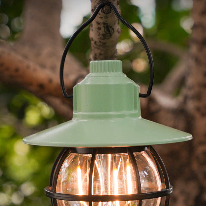 Contemporary Retro Waterproof Rechargeable/Battery ABS PS PP Steel Lantern Hanging LED Table Lamp Outdoor Light For Garden | Bowlift