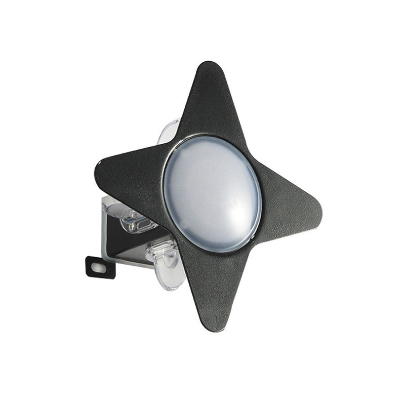 Contemporary Creative Waterproof Aluminum Acrylic PC Cross Star LED Wall Sconce Lamp For Outdoor Patio | Bowlift